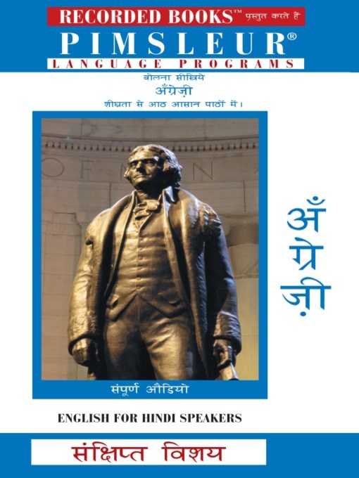 Title details for English for Hindi Speakers by Pimsleur Language Program - Available